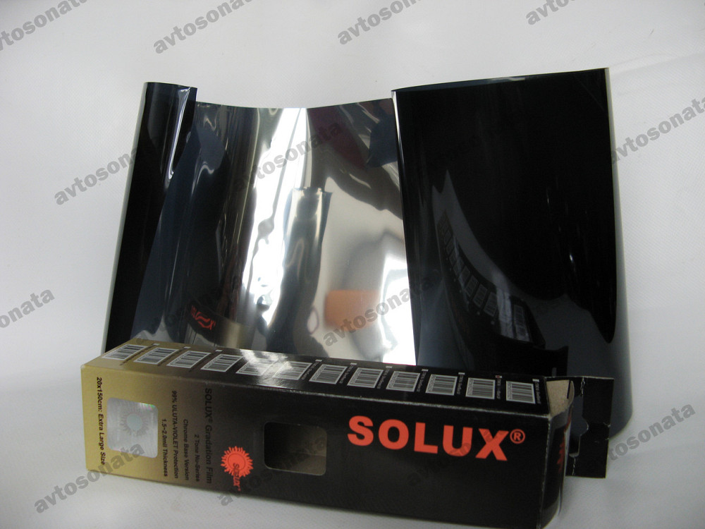 Плівка на лобове скло SOLUX Black/Silver 150см Вінниця - фото 2