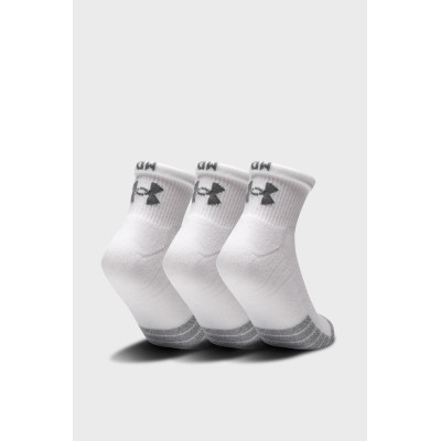 Носки Under Armour 1353262-100 Heatgear Quarter 3 пари Білий LG (192811960434) Винница - изображение 2
