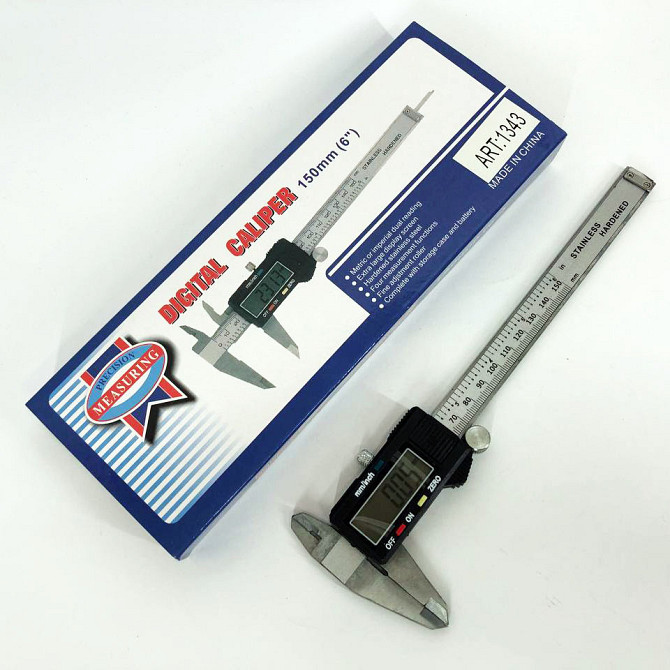 Ручной инструмент digital caliper Digital, Электронный штангенциркуль в кейсе, Штангенциркуль 150 BF-96 Киев - изображение 7