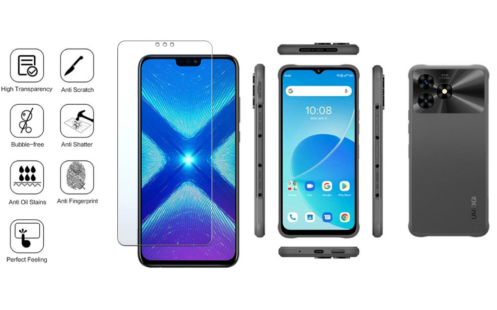 Защитное стекло NeoGlass для UMIDIGI G9 5G – ультрапрозрачное и устойчивое Киев - изображение 4