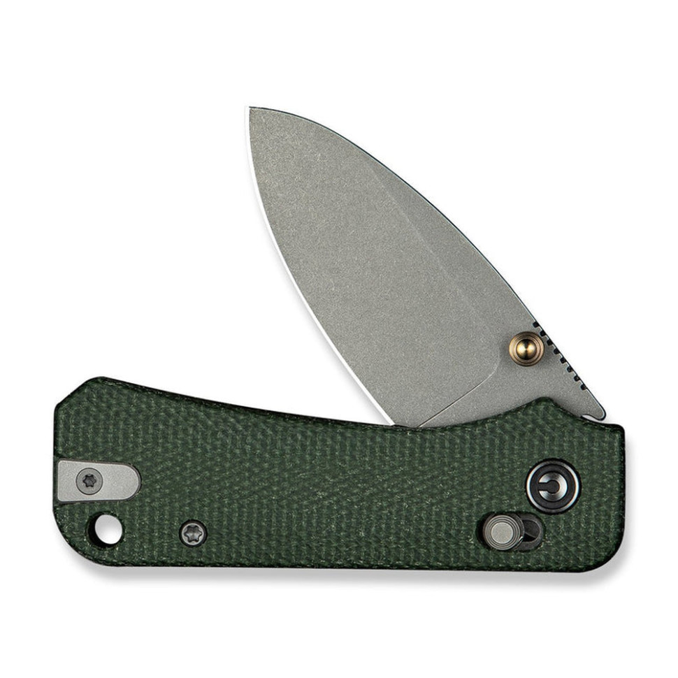Ніж складаний кишеньковий Civivi Baby Banter 2, (5.9 см) Nitro-V / Micarta темно-зелений Київ - фото 4