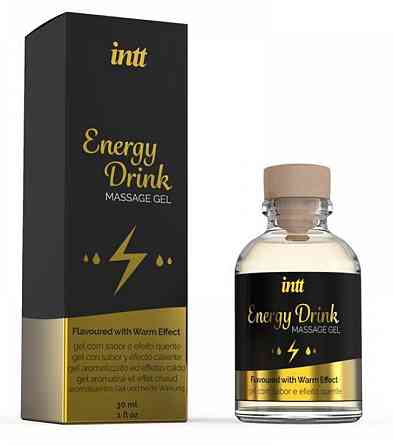 Гель для массажа - Intt Energy Drink Massage Gel, 30 мл Sex Aura Киев