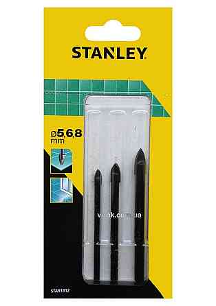 Набір свердл по керамічній плитці STANLEY, 3 шт. Ø = 5-8 мм. Одеса