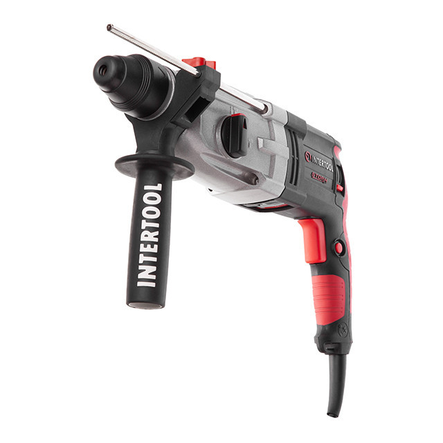 Перфоратор INTERTOOL WT-0172, 1,0 кВт, 3,2 Дж, 0-1300 об./хв, 0-5100 уд./хв — трирежимний мережевий перфоратор Львів - фото 9