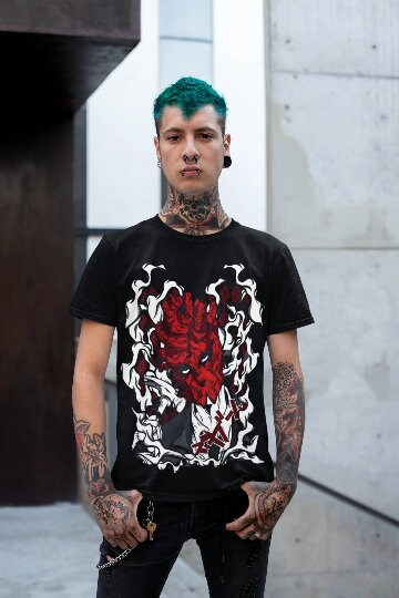 Футболка для хлопчика з аніме принтом Дорохедоро Дорохедоро Меркх оверсайз (зріст від 165 до 180) Чорний AnimeJ0358m Дніпро - фото 1