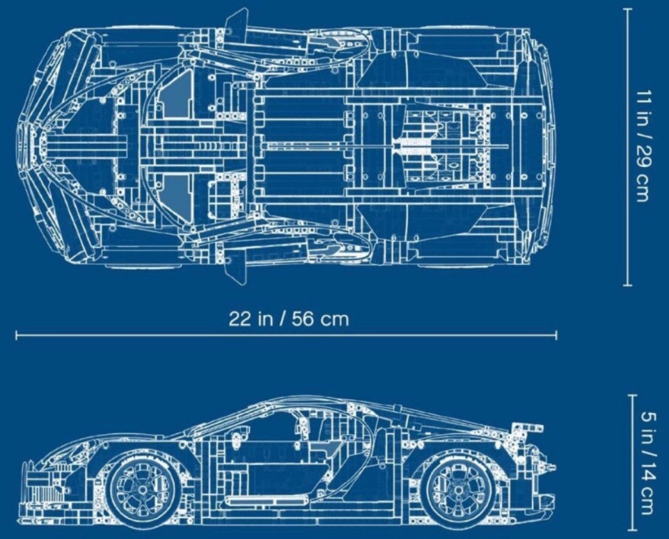У КОРОБЦІ‼️ LEGO суперкар Technic Bugatti Chiron Харків - фото 1