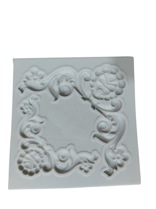 Молд силиконовый Абстракция 80 на 80 мм серый Киев - изображение 1