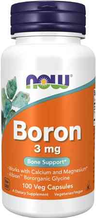 Бор Now Foods Boron 3 мг 100 вег касп Київ