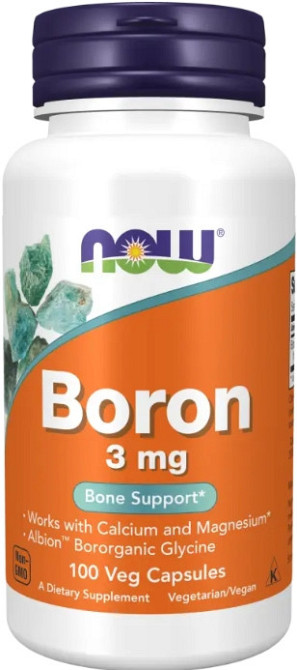 Бор Now Foods Boron 3 мг 100 вег касп Київ - фото 1