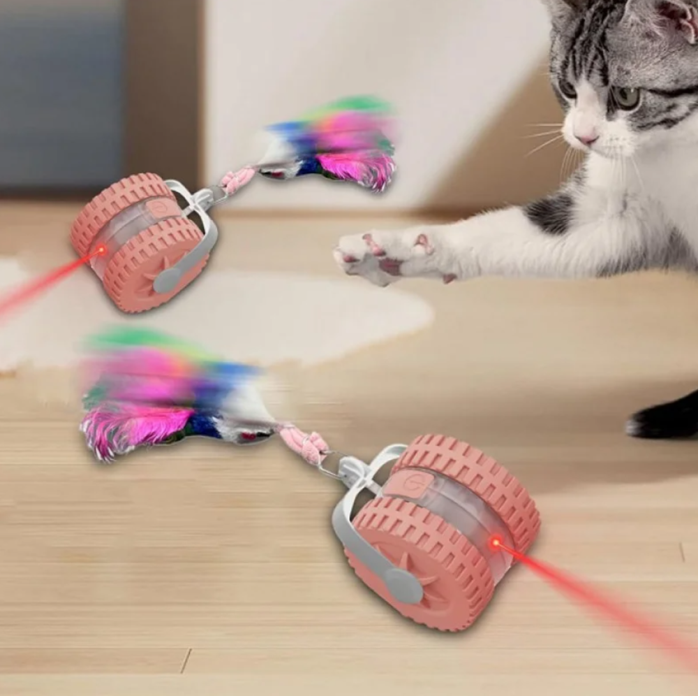 Интерактивная игрушка для котов с лазером, автоматическая, для активных игр и тренировки охоты Одесса - изображение 1