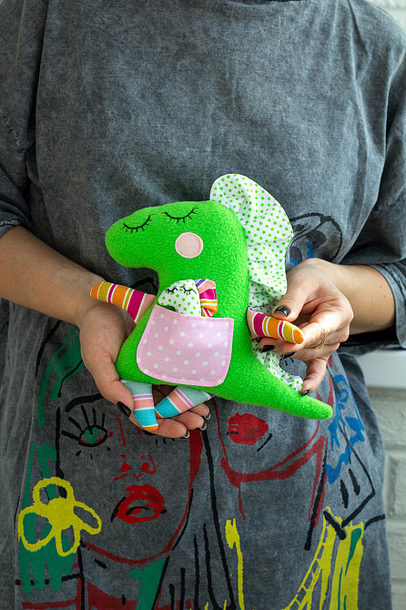 М’яка іграшка сплюшка Дракончик Київ - фото 9