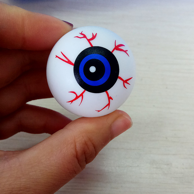 Штучні очі на Хелловін 6 штук 32 мм різнобарвний Київ - фото 9