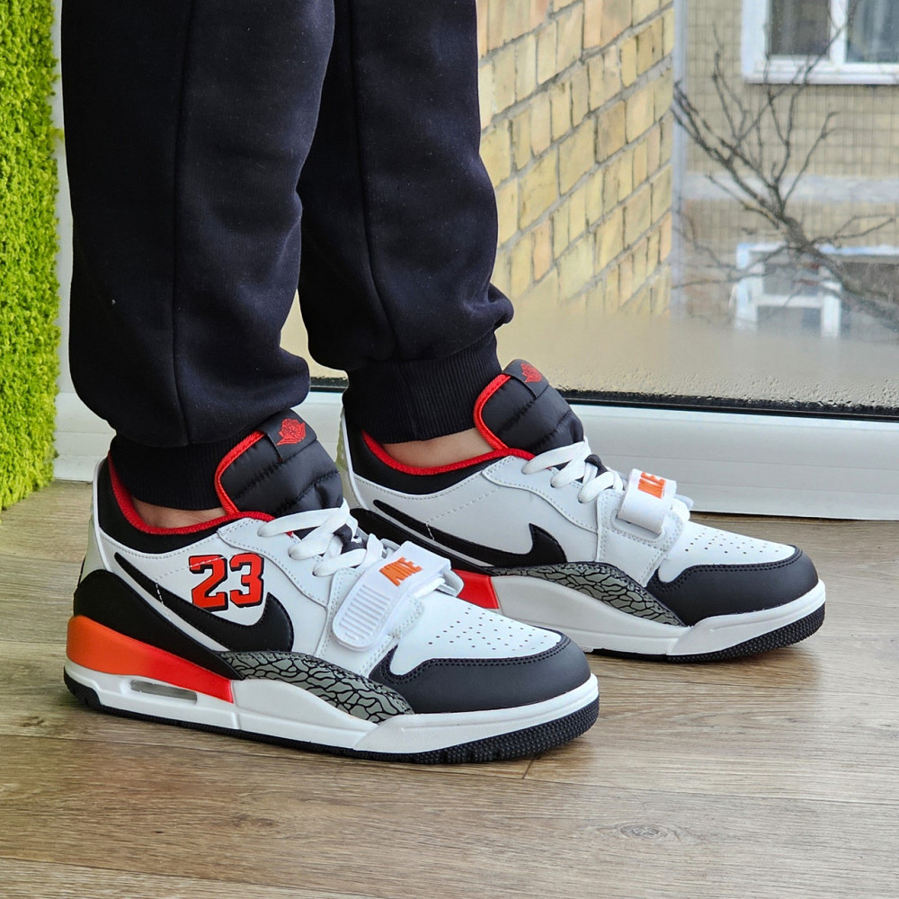 Чоловічі Термо Кросівки Nike Jordan Білі Шкіряні Джордани Найк Єврозима (розміри:41,42,43,44,45) Відео Огляд Дніпро - фото 5