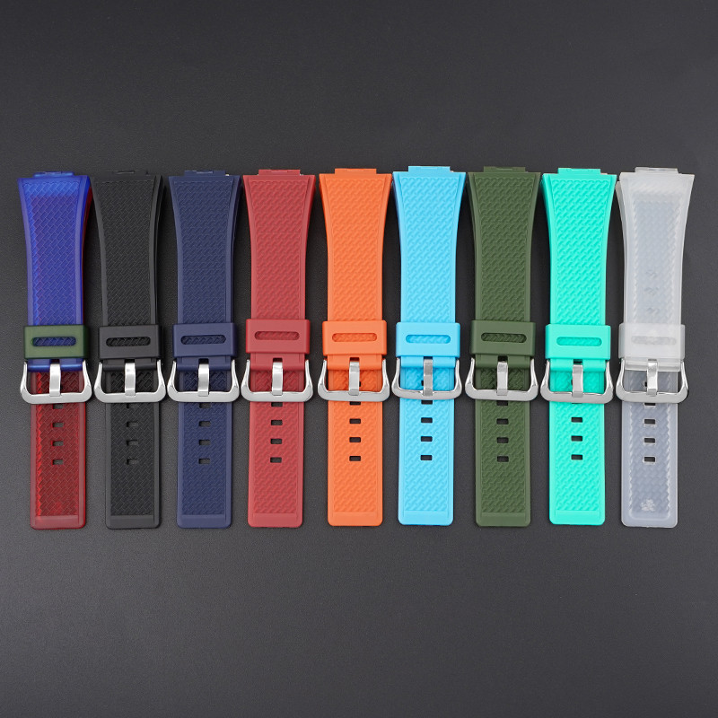 Ремешок для Casio G-Shock GA-100/110 Transl-Red-Blue SI SBR Киев - изображение 6