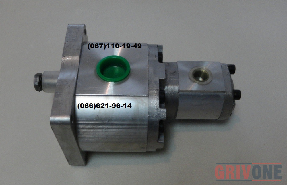 Шестеренчатый насос сдвоенный для погрузчика UNC 060, UNC 061. Киев - изображение 1