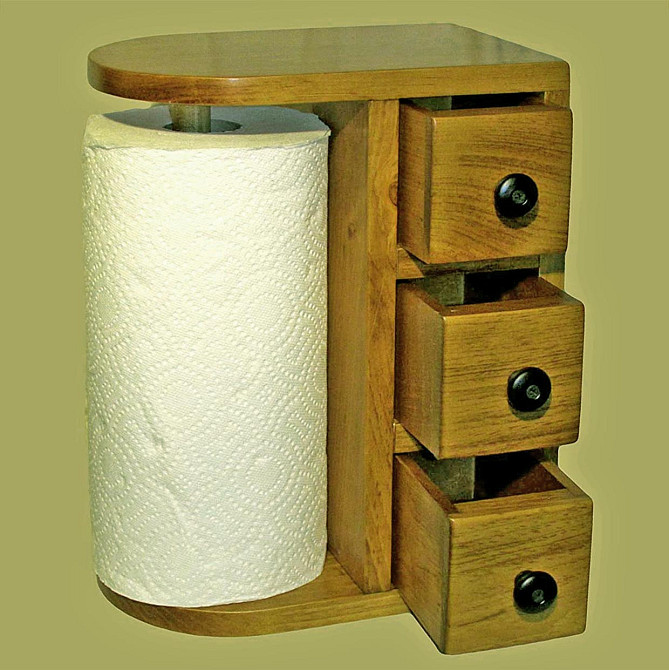 Тримач для паперових рушників "Агнес" сієна Миколаїв - фото 1