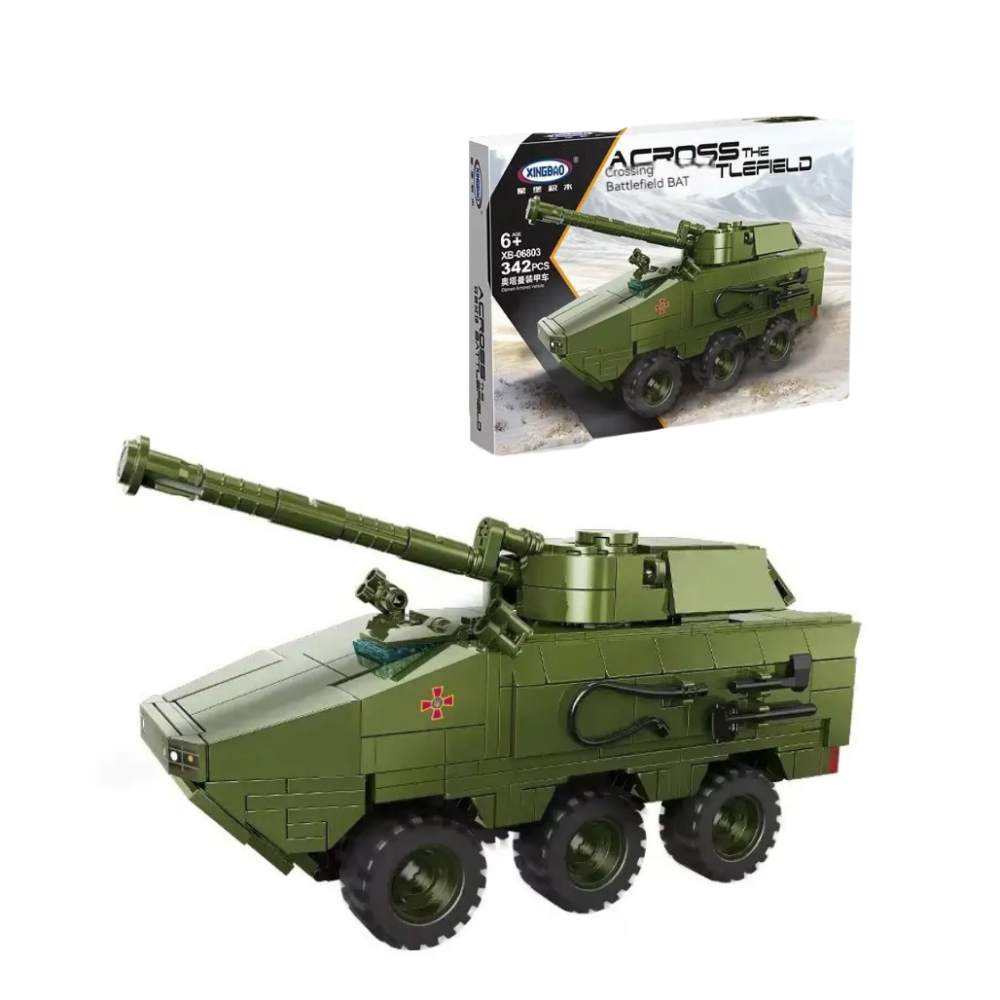 Конструктор дитячий.Ігровий військовий БТР ЗСУ "Отаман" на 342 деталі Кам'янець-Подільський - фото 1