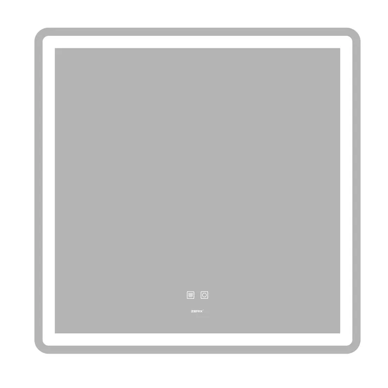 Дзеркало Zerix Mirra MR05-80x80 з LED Touch, Anti-fog, димером, регулятором яскравості (ZX6058) ( 15851 ) Харків - фото 1