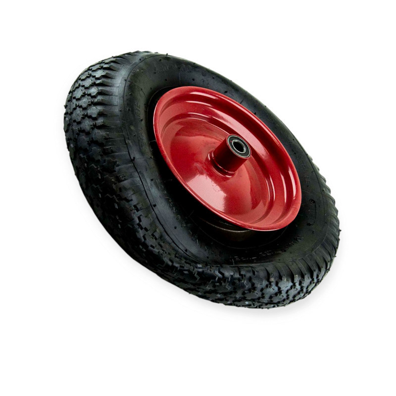 Колесо зборі тачка 4,00-8 диск під вісь 16 мм без осі Мукачево - фото 1