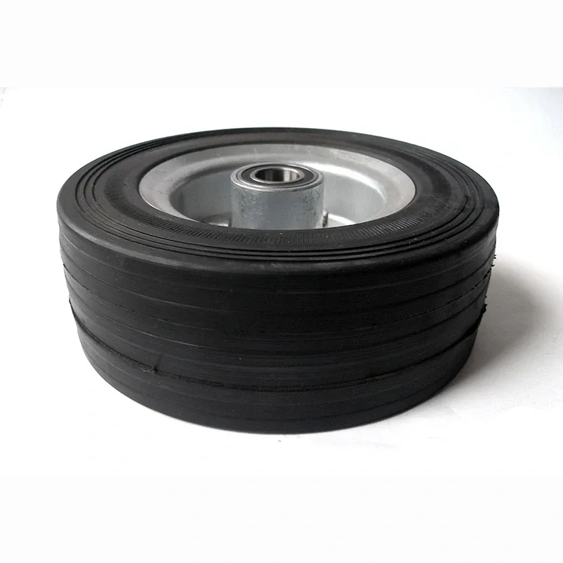 Колесо КНШ-250 для тележки – полиуретановое колесо 250 мм, внутренний диаметр 20 мм, нагрузка до 250 кг Харьков - изображение 1