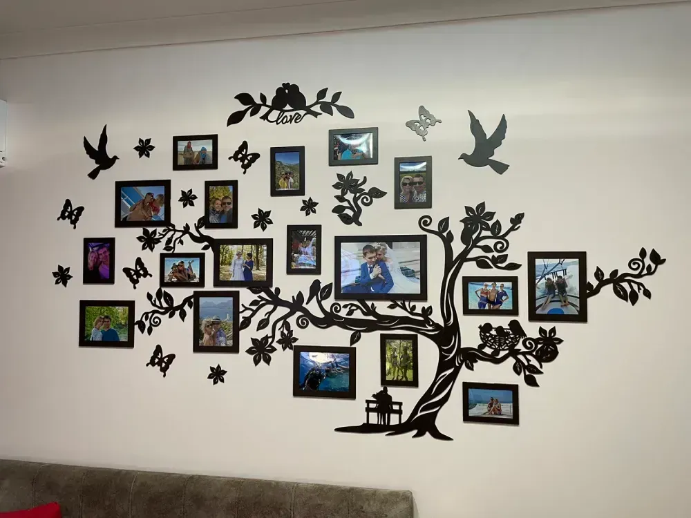 Генеалогічне дерево, фоторамки, настінні фотографії 11, 13, 18 кадрів Одеса - фото 5