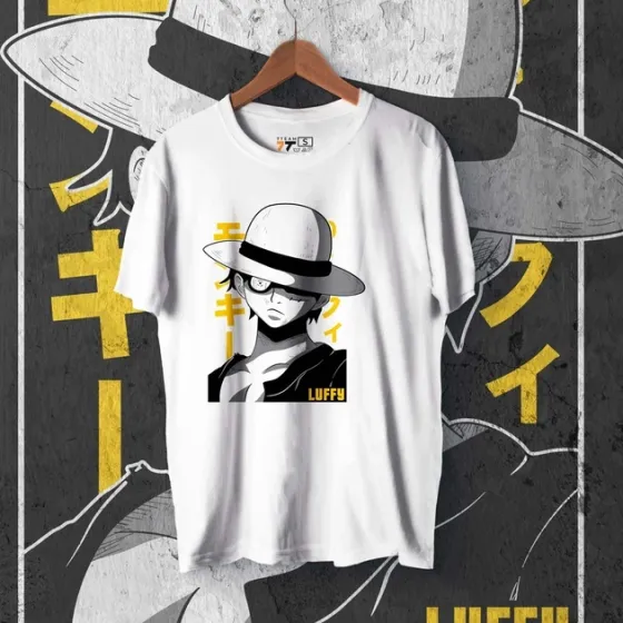 Футболка для підлітка хлопчика з принтом Ван Пис Luffy White Розмір 160 Anime10192 Дніпро