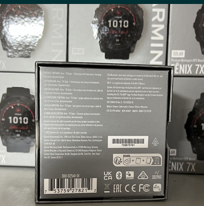 СМАРТ-годинник: Garmin Fenix 7X Solar, Slate Grey With Black Band Харків - фото 2