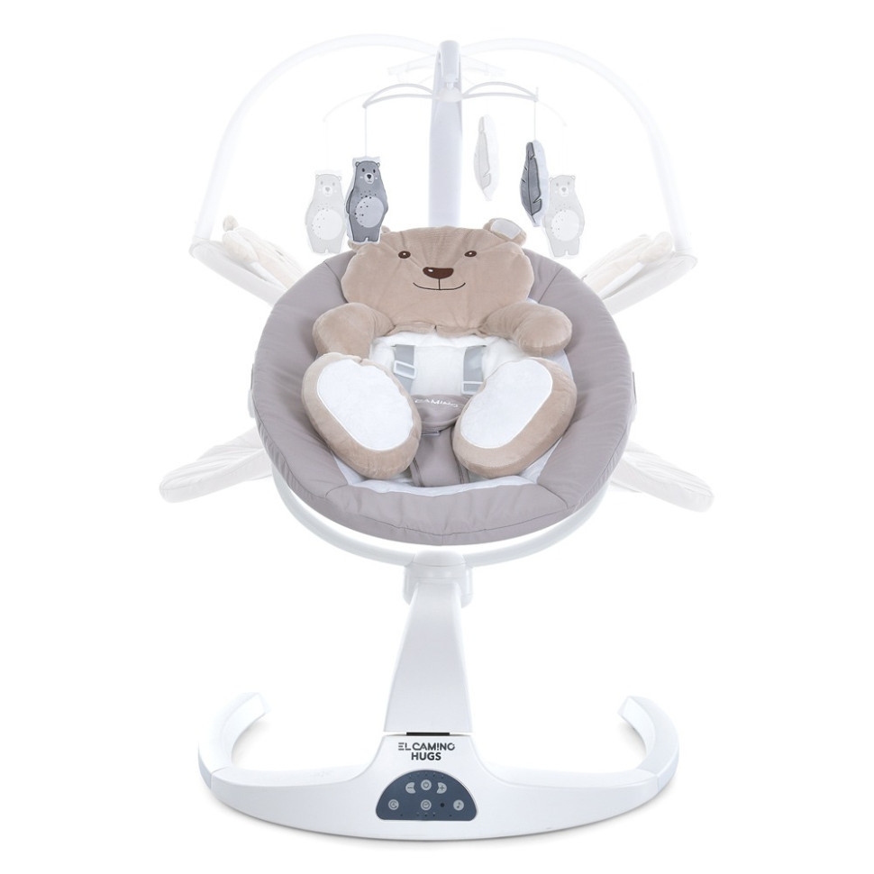 Укачивающий центр-шезлонг HUGS ME 1077 Beige Винница - изображение 5