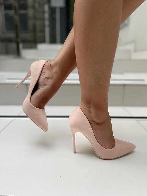 Comer Туфлі жіночі COMER пудра еко-замша каблук 11см розміри 35-38 (2717) Коломыя - изображение 7