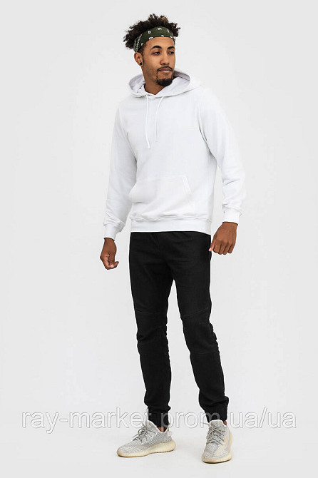 Худі базове утеплене Ray Basic чоловіче біле (U0401M-White) S Київ - фото 5