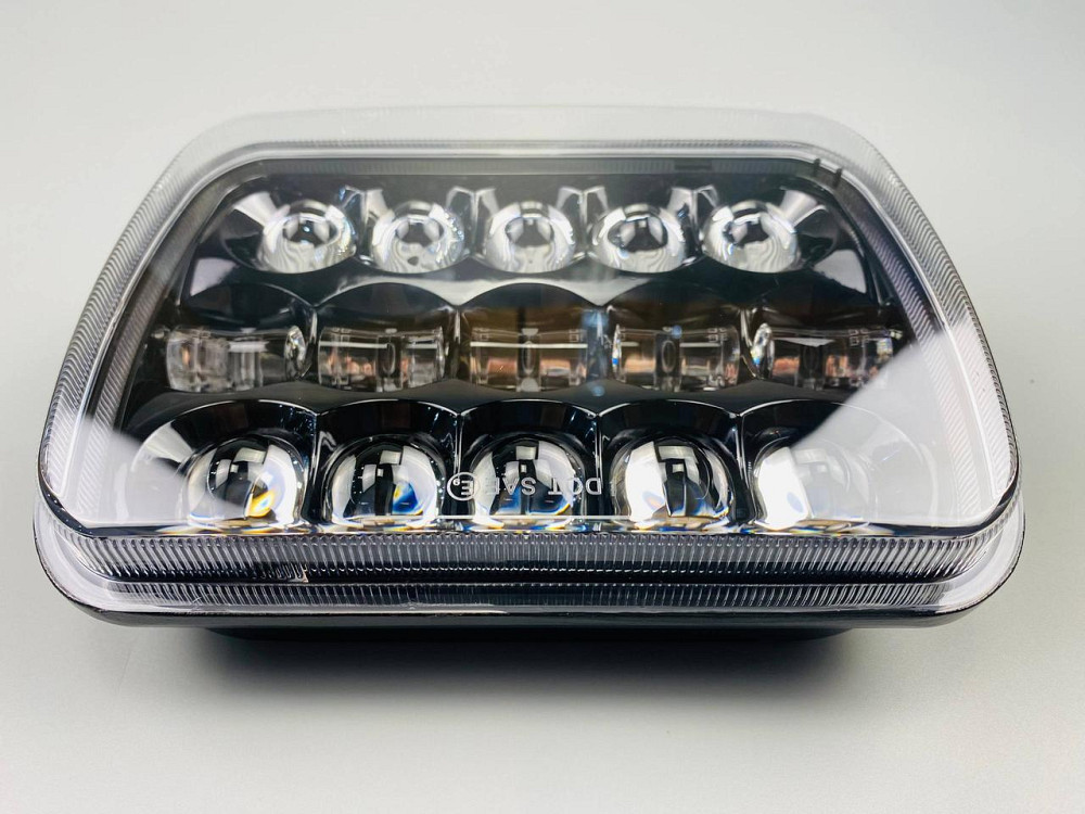 Фара LED прямокутна 95W 5х7 дюйм  (ближній + дальній) 3D лінза Мукачево - фото 10