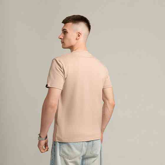 Чоловіча футболка бежева Pobedov Peremoga Київ