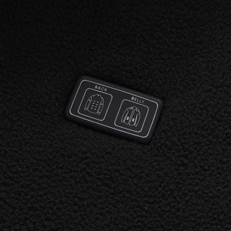 Чоловіча флісова кофта на блискавці з підігрівом Чорний, 3XL Вінниця - фото 8