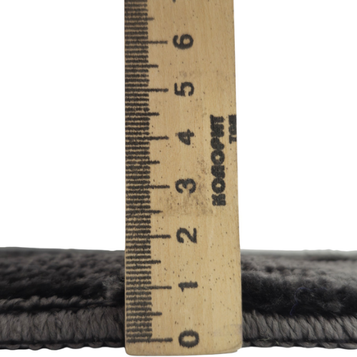 Набір килимків для ванної 2шт 60*100см+50*60см U-виріз Соти Standard сірий поліпропілен Дариана Житомир - фото 6