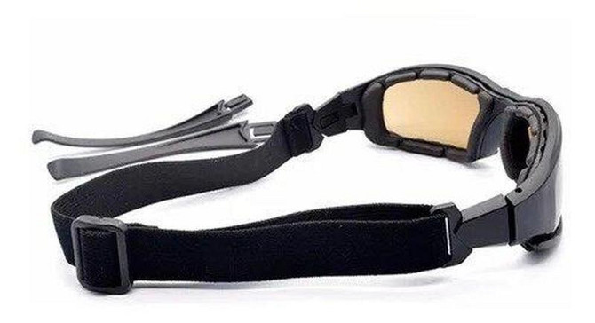 Тактичні поляризаційні окуляри C5 Polarized (4 лінзи) Вінниця - фото 6