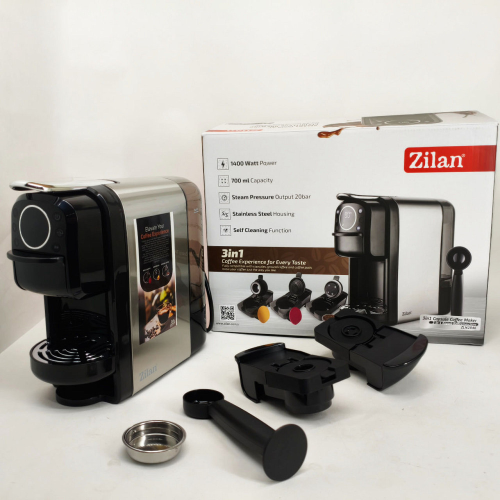 Кофемашина капсульная Zilan ZLN2846 20 Bar 700мл 1400Вт сенсорная ZE-22 Львов - изображение 9