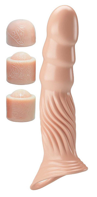 Насадка  на пеніс Pretty Love 3.0 Adjustable Penis Sleeve Extender Sex Aura Київ - фото 10