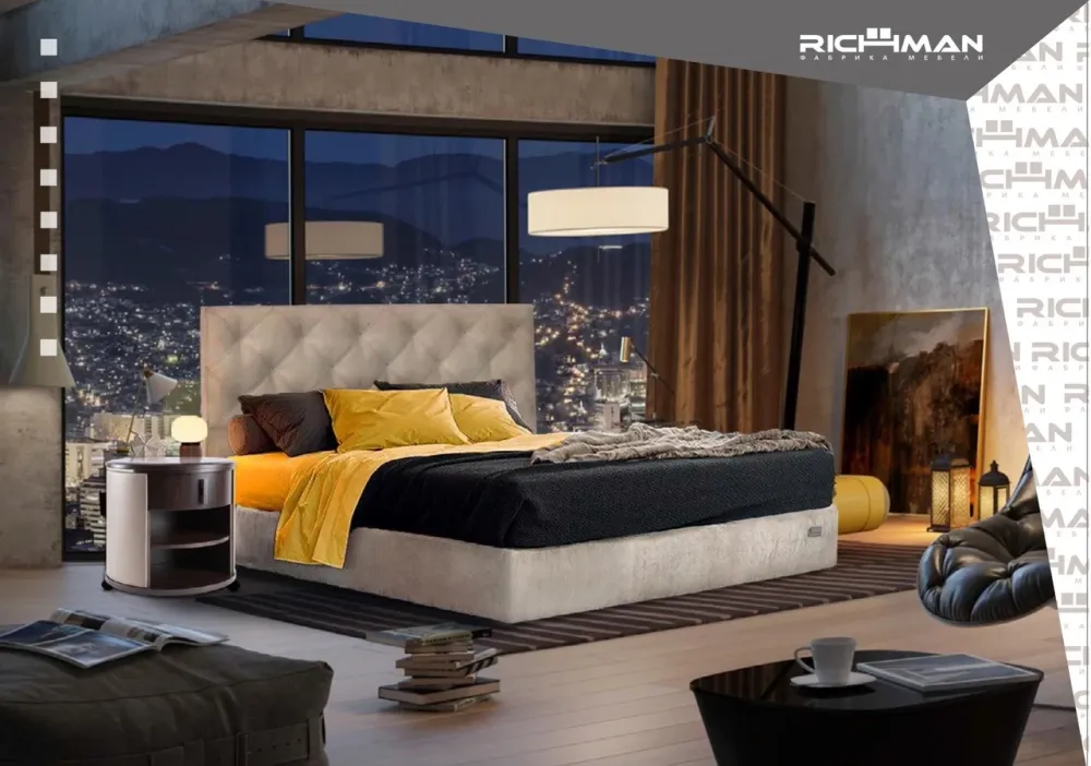 Кровать Bristol Standart 120 х 190 см Fly 2200 Белый Киев - изображение 8