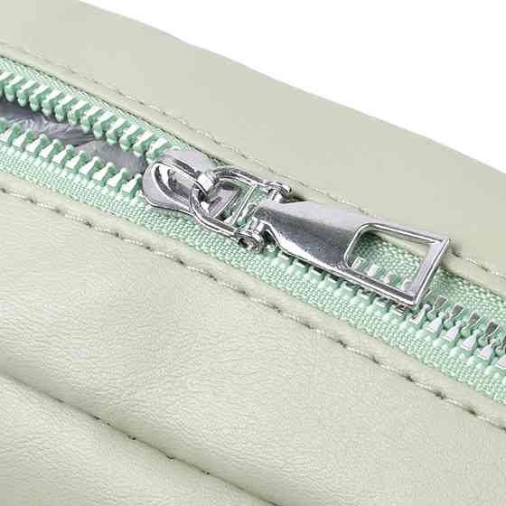 Стильна жіноча сумка крос-боді з монетницею з екошкіри Vintage 22797 Фісташковий Київ