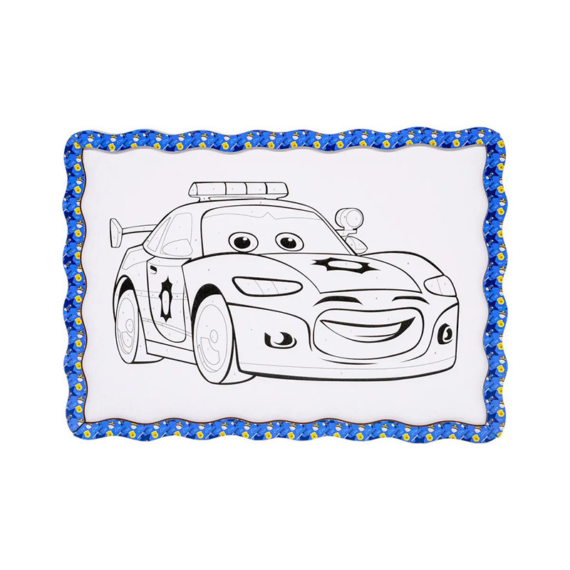 Дитячий набір для розпису по дереву "Поліцейська машинка" Puz-22952 формат А4 Вінниця - фото 2