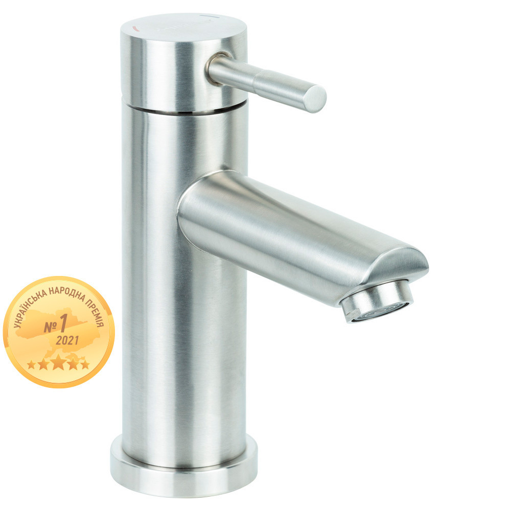 Змішувач KT Ø35 для раковини литий на гайці SS AQUATICA KT-1A170P (9722001) Київ - фото 1