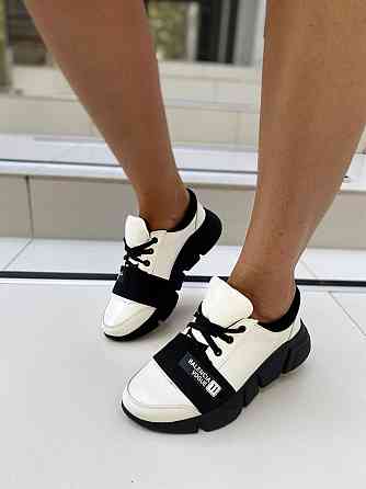 VLADEKS Кросівки жіночі VLADEKS 1074 білі/чор.підошв. (весна-осінь, шкіра натуральна) (3183) Коломия