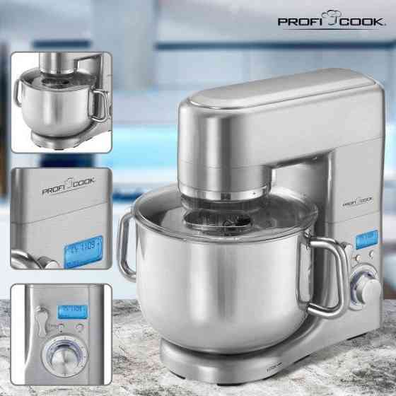 Кухонний тістомісильник на 10 л з 3 насадками Profi Cook PC-KM (1096) 1500 Вт Нововолинськ