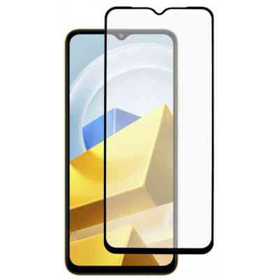 Скло захисне Dengos Full Glue Poco M5 black frame (TGFG-242) Вінниця