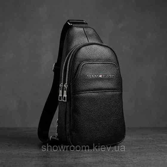 Мужская сумка на грудь (слинг), бананка Tommy Hilfiger (2325-3) LUX Киев