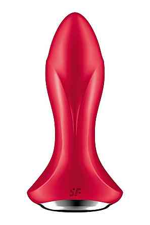 Анальна смарт-вібропробка із перлинним масажем Satisfyer Rotator Plug 1+ Red Sex Aura Київ