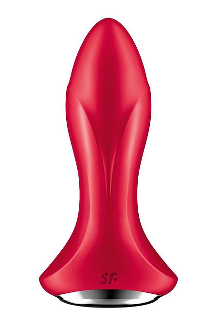 Анальна смарт-вібропробка із перлинним масажем Satisfyer Rotator Plug 1+ Red Sex Aura Київ - фото 4