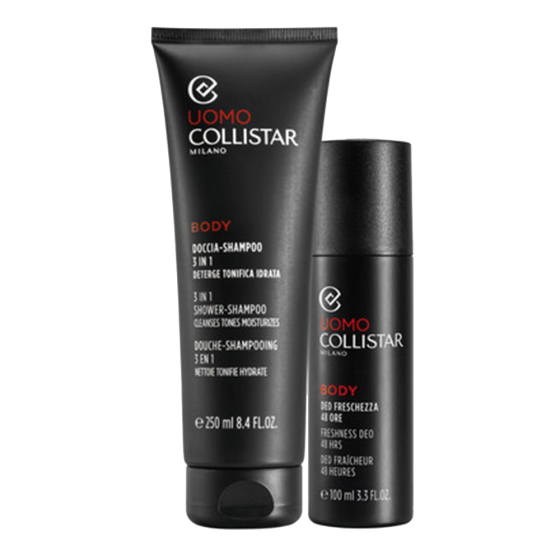 Набор Collistar Linea Uomo Set (гель-шампунь 250ml + спрей-антиперспирант 100ml) Славянск