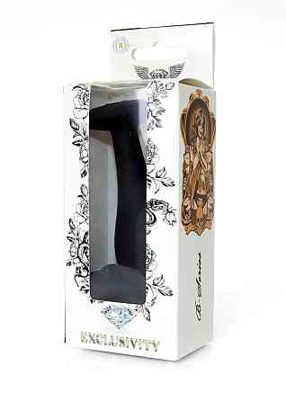 Анальна пробка - Jewellery Silicone Black Plug L Clear Sex Aura Київ