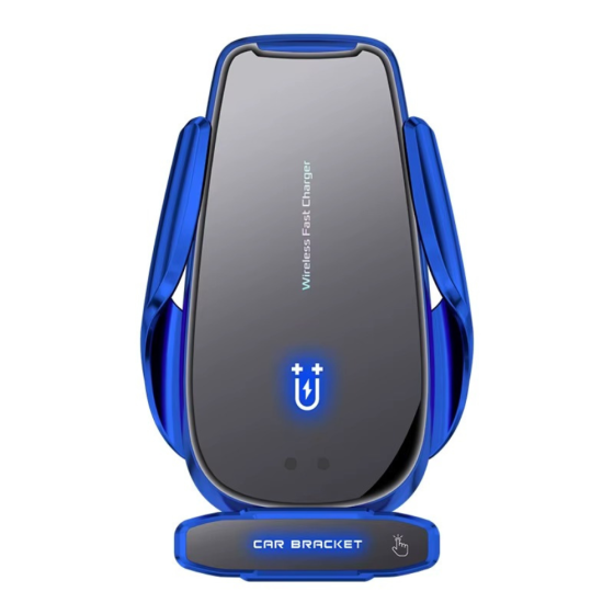 Держатель для телефона,автомобильный с беспроводной зарядкой 15W с функцией автоматического открытия ,синий Каменец-Подольский